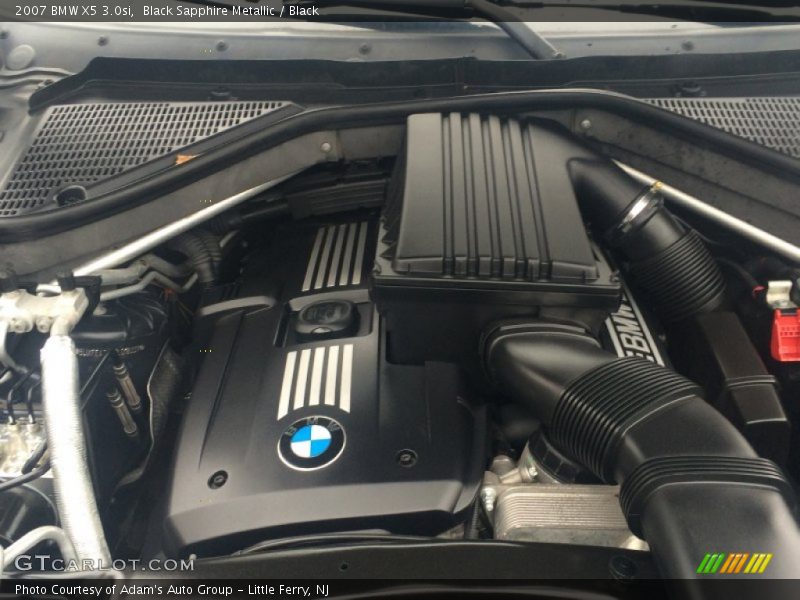 Black Sapphire Metallic / Black 2007 BMW X5 3.0si