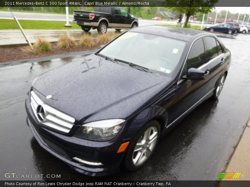 Capri Blue Metallic / Almond/Mocha 2011 Mercedes-Benz C 300 Sport 4Matic