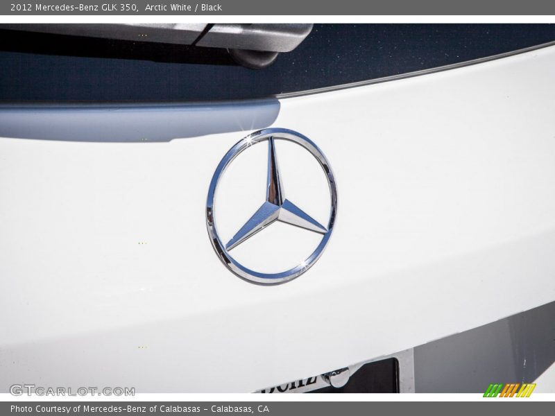 Arctic White / Black 2012 Mercedes-Benz GLK 350