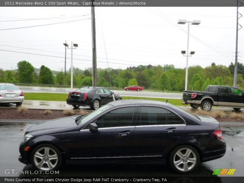 Capri Blue Metallic / Almond/Mocha 2011 Mercedes-Benz C 300 Sport 4Matic