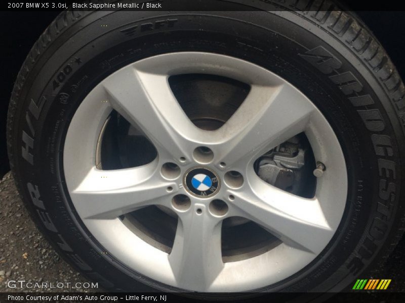 Black Sapphire Metallic / Black 2007 BMW X5 3.0si