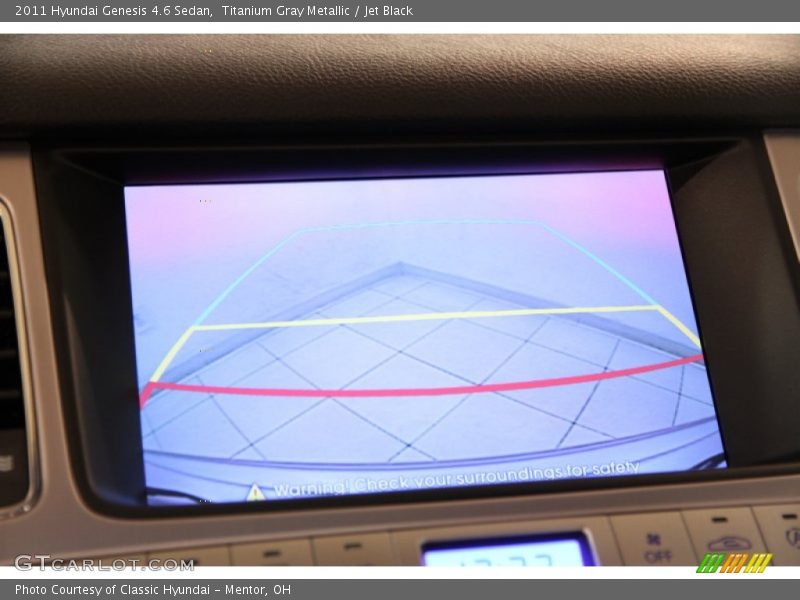 Titanium Gray Metallic / Jet Black 2011 Hyundai Genesis 4.6 Sedan
