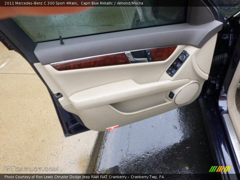 Capri Blue Metallic / Almond/Mocha 2011 Mercedes-Benz C 300 Sport 4Matic