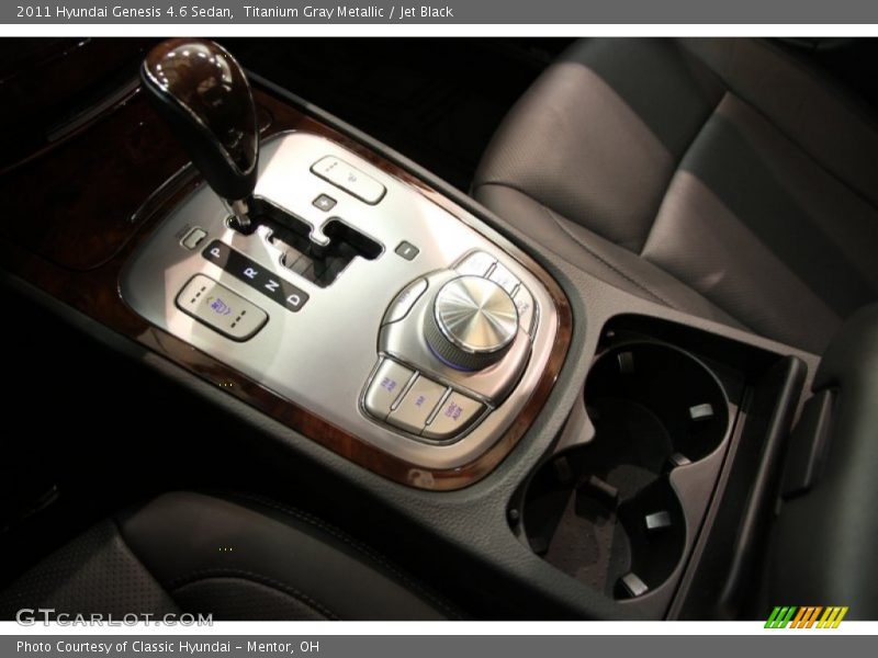Titanium Gray Metallic / Jet Black 2011 Hyundai Genesis 4.6 Sedan