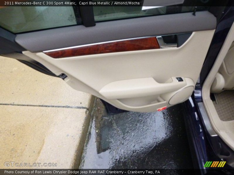 Capri Blue Metallic / Almond/Mocha 2011 Mercedes-Benz C 300 Sport 4Matic