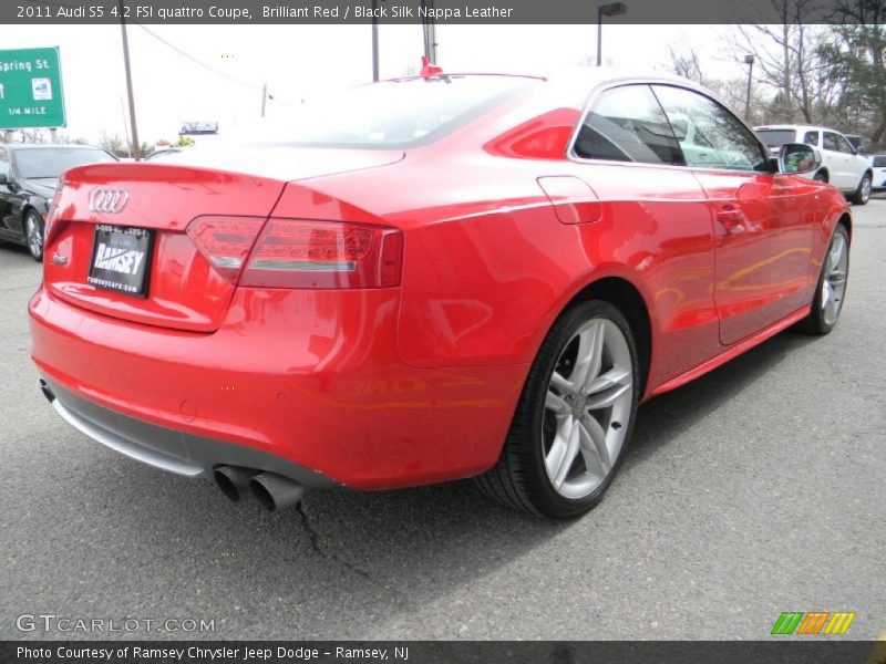 Brilliant Red / Black Silk Nappa Leather 2011 Audi S5 4.2 FSI quattro Coupe