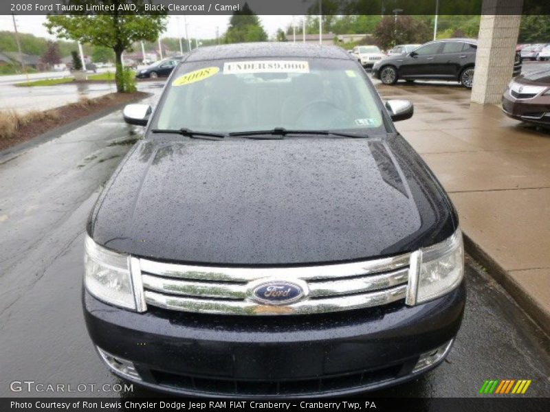 Black Clearcoat / Camel 2008 Ford Taurus Limited AWD