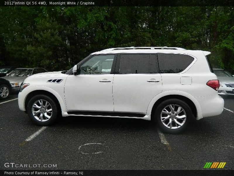 Moonlight White / Graphite 2012 Infiniti QX 56 4WD