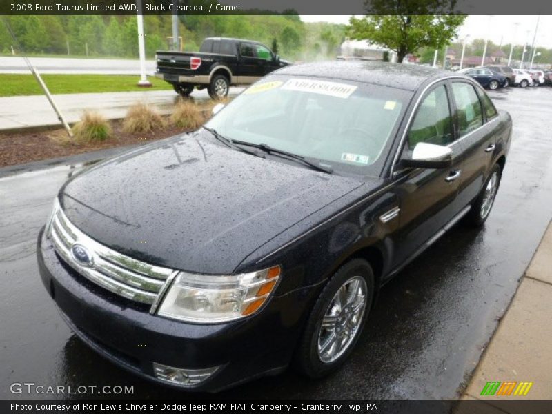 Black Clearcoat / Camel 2008 Ford Taurus Limited AWD