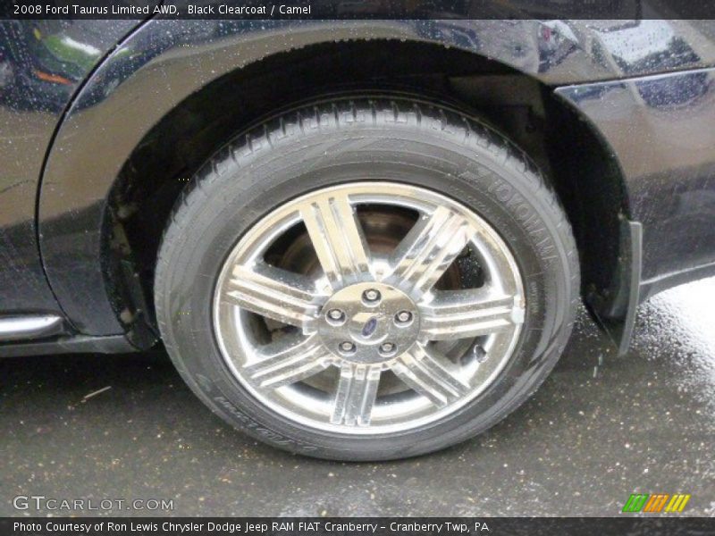Black Clearcoat / Camel 2008 Ford Taurus Limited AWD