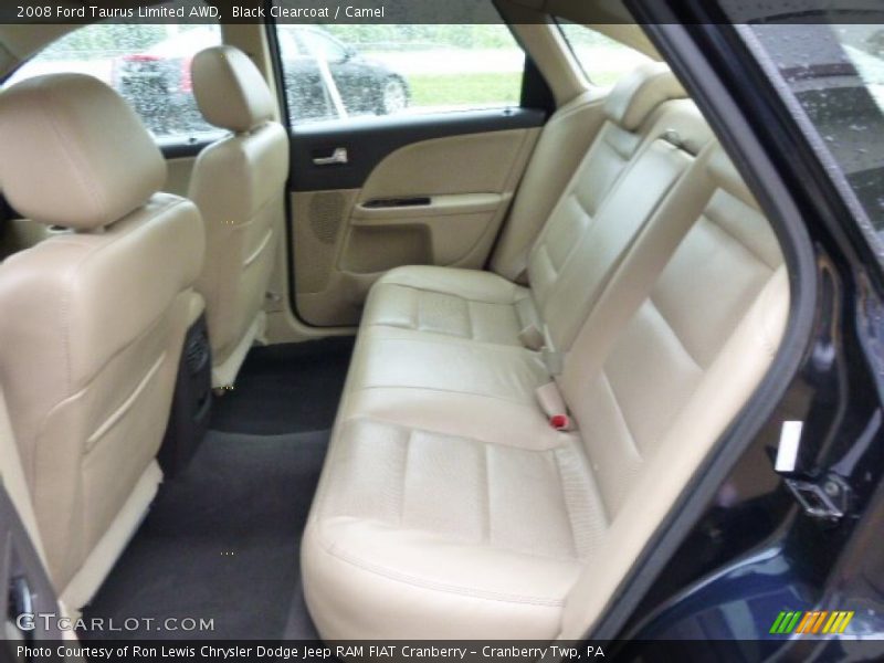 Black Clearcoat / Camel 2008 Ford Taurus Limited AWD