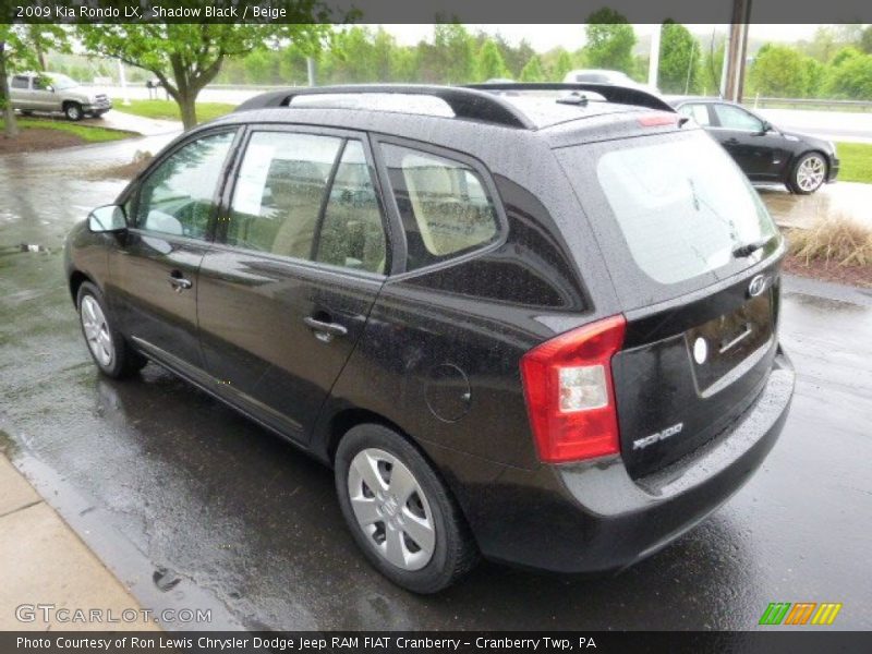 Shadow Black / Beige 2009 Kia Rondo LX