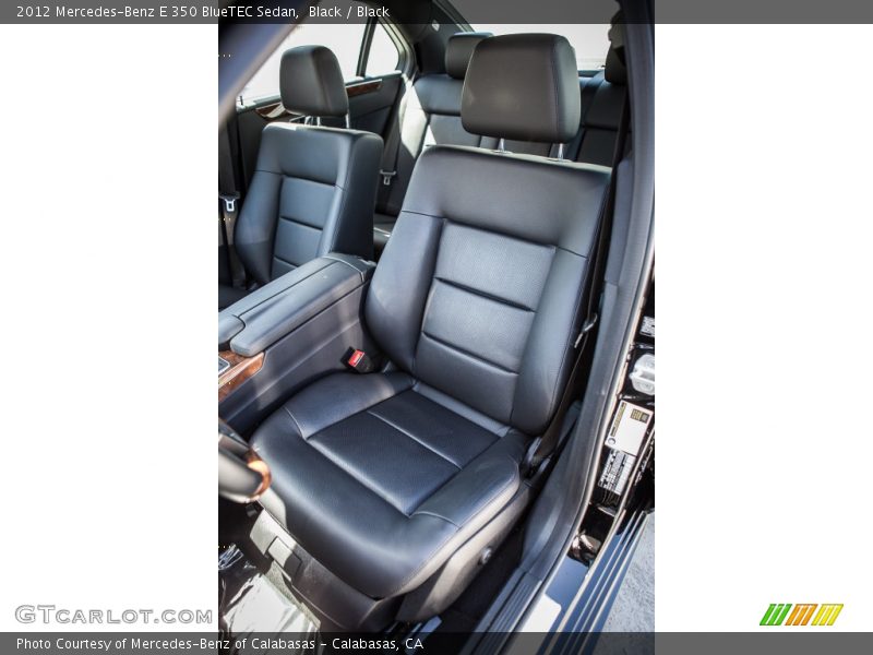 Black / Black 2012 Mercedes-Benz E 350 BlueTEC Sedan