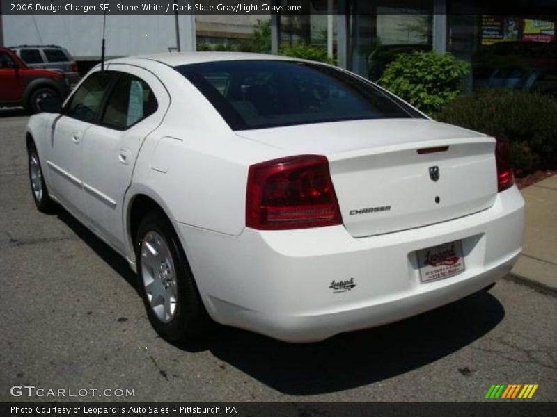 Stone White / Dark Slate Gray/Light Graystone 2006 Dodge Charger SE