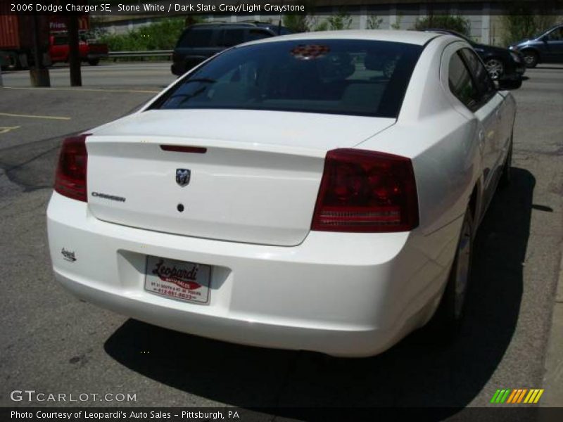 Stone White / Dark Slate Gray/Light Graystone 2006 Dodge Charger SE
