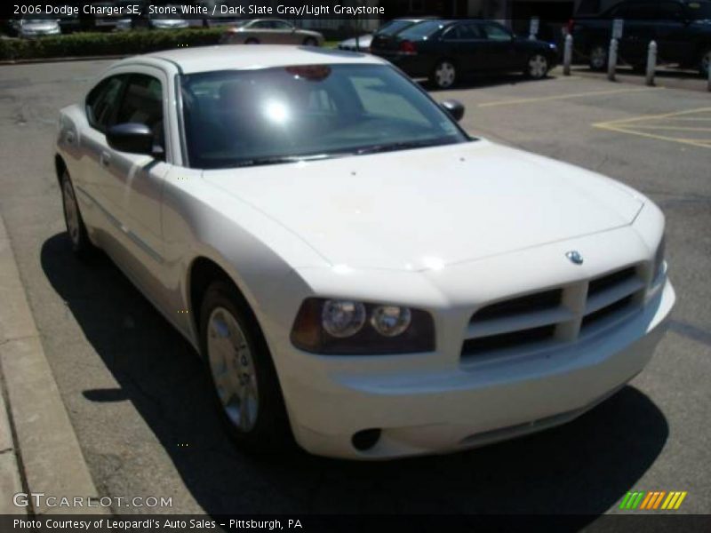 Stone White / Dark Slate Gray/Light Graystone 2006 Dodge Charger SE