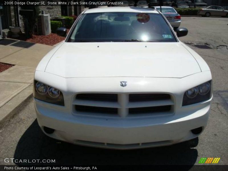 Stone White / Dark Slate Gray/Light Graystone 2006 Dodge Charger SE