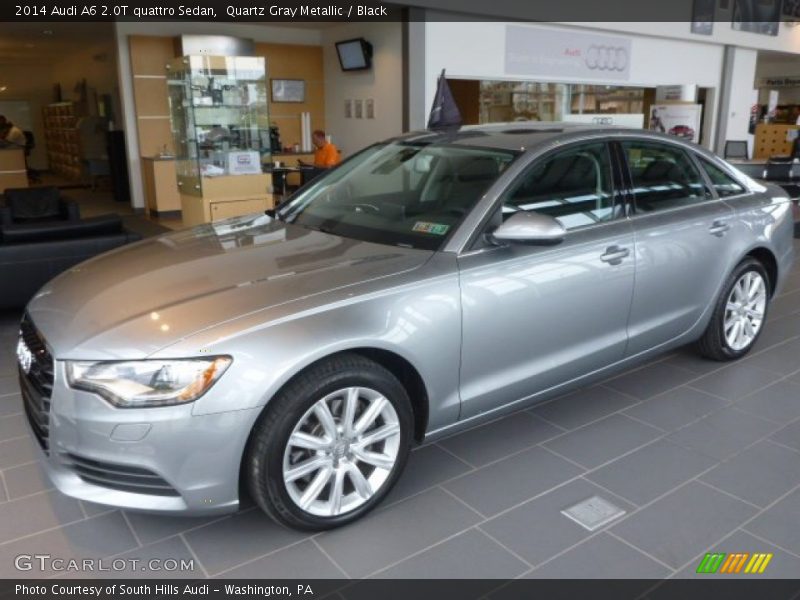 Quartz Gray Metallic / Black 2014 Audi A6 2.0T quattro Sedan