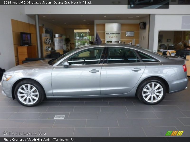 Quartz Gray Metallic / Black 2014 Audi A6 2.0T quattro Sedan