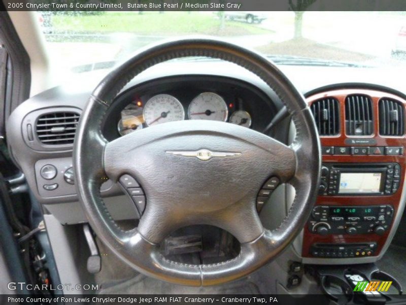 Butane Blue Pearl / Medium Slate Gray 2005 Chrysler Town & Country Limited