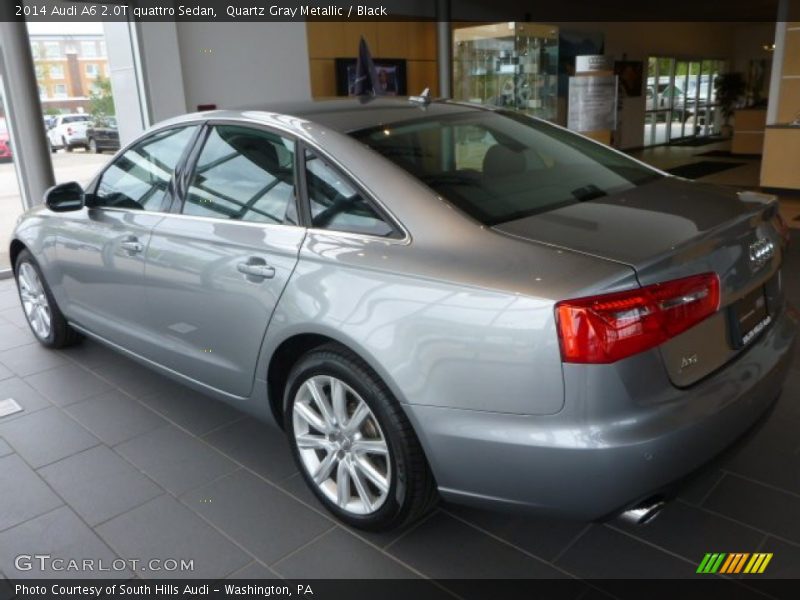 Quartz Gray Metallic / Black 2014 Audi A6 2.0T quattro Sedan