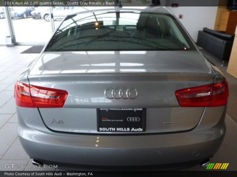 Quartz Gray Metallic / Black 2014 Audi A6 2.0T quattro Sedan