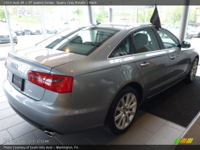 Quartz Gray Metallic / Black 2014 Audi A6 2.0T quattro Sedan