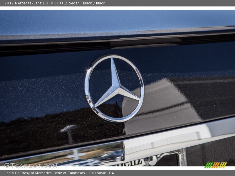 Black / Black 2012 Mercedes-Benz E 350 BlueTEC Sedan