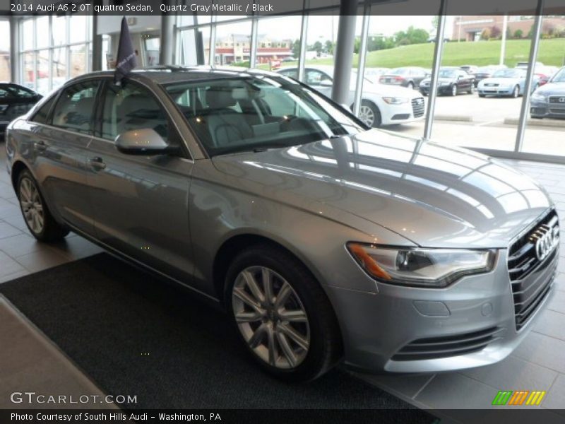 Quartz Gray Metallic / Black 2014 Audi A6 2.0T quattro Sedan