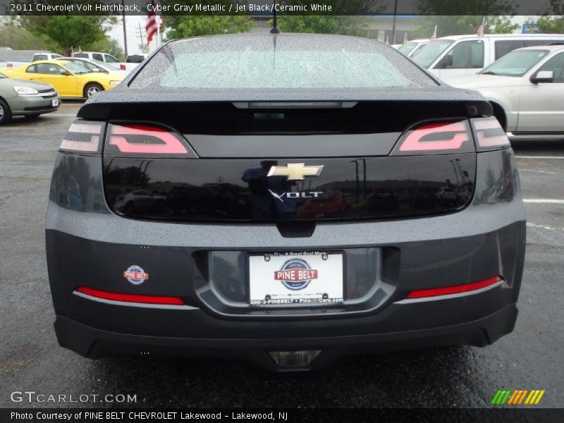 Cyber Gray Metallic / Jet Black/Ceramic White 2011 Chevrolet Volt Hatchback