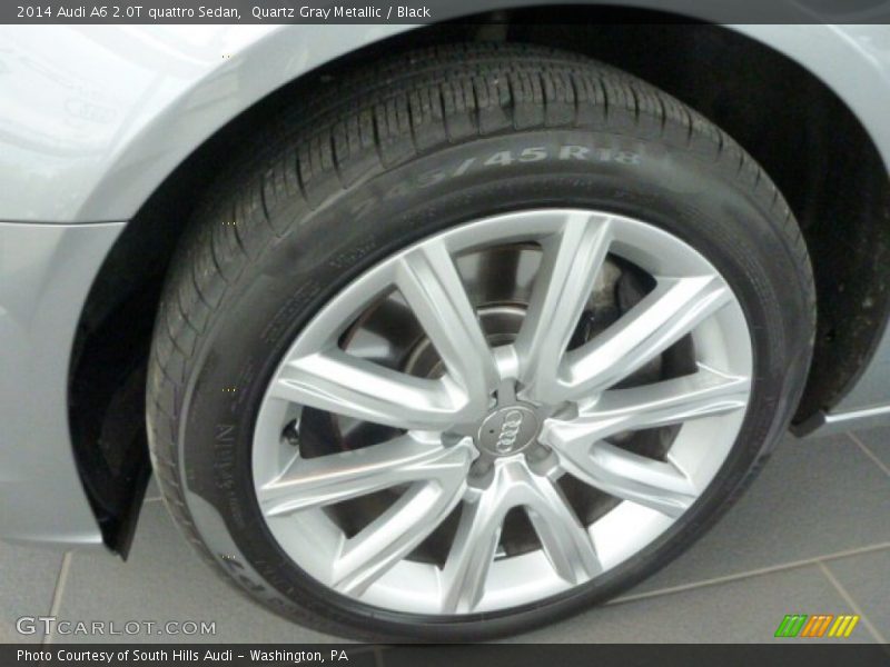Quartz Gray Metallic / Black 2014 Audi A6 2.0T quattro Sedan