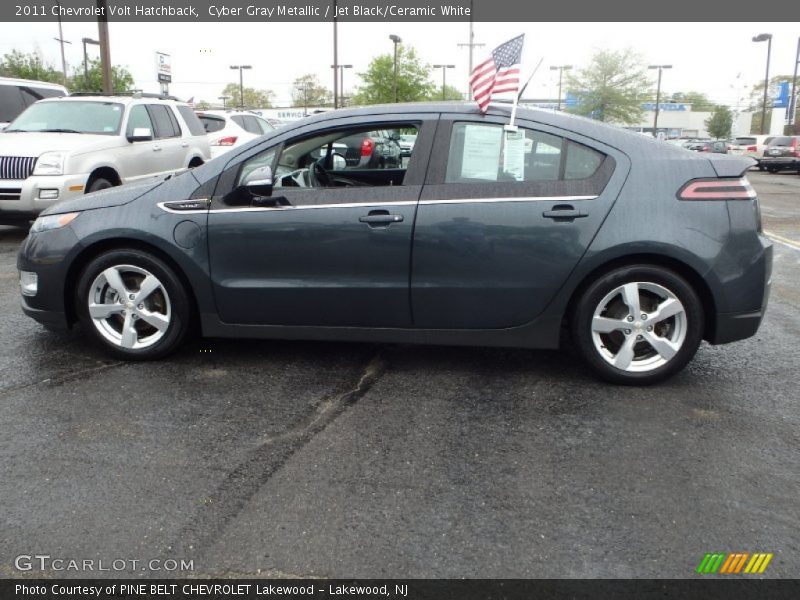 Cyber Gray Metallic / Jet Black/Ceramic White 2011 Chevrolet Volt Hatchback