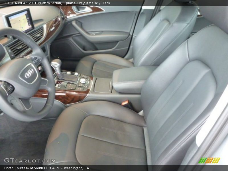 Quartz Gray Metallic / Black 2014 Audi A6 2.0T quattro Sedan