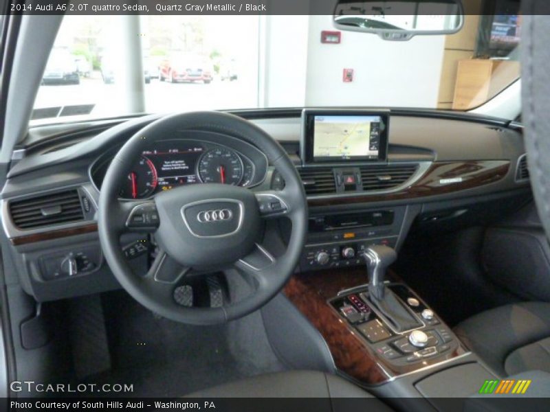 Quartz Gray Metallic / Black 2014 Audi A6 2.0T quattro Sedan
