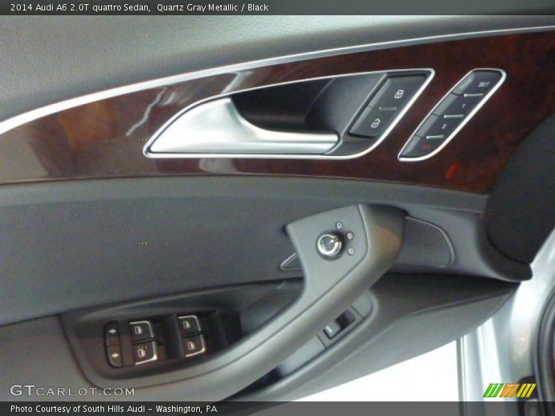 Quartz Gray Metallic / Black 2014 Audi A6 2.0T quattro Sedan