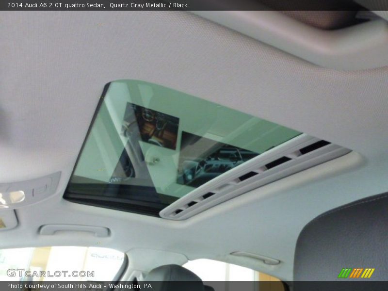 Quartz Gray Metallic / Black 2014 Audi A6 2.0T quattro Sedan