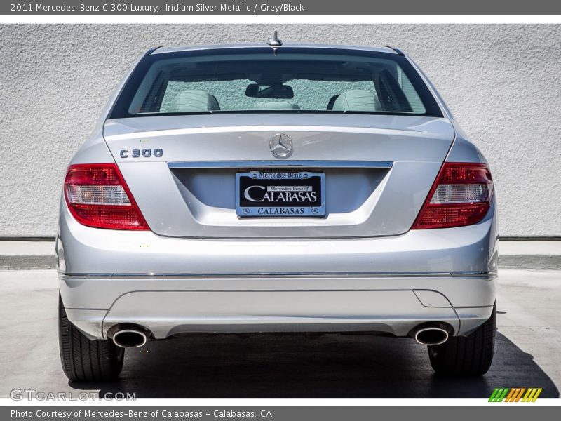 Iridium Silver Metallic / Grey/Black 2011 Mercedes-Benz C 300 Luxury