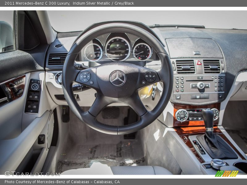 Iridium Silver Metallic / Grey/Black 2011 Mercedes-Benz C 300 Luxury