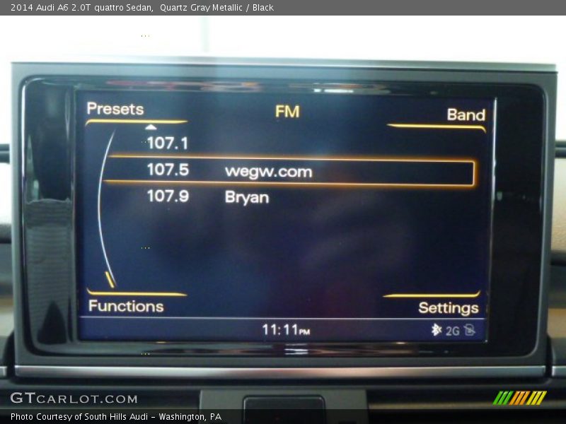 Quartz Gray Metallic / Black 2014 Audi A6 2.0T quattro Sedan