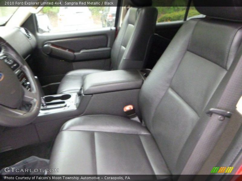 Sangria Red Metallic / Black 2010 Ford Explorer Limited 4x4