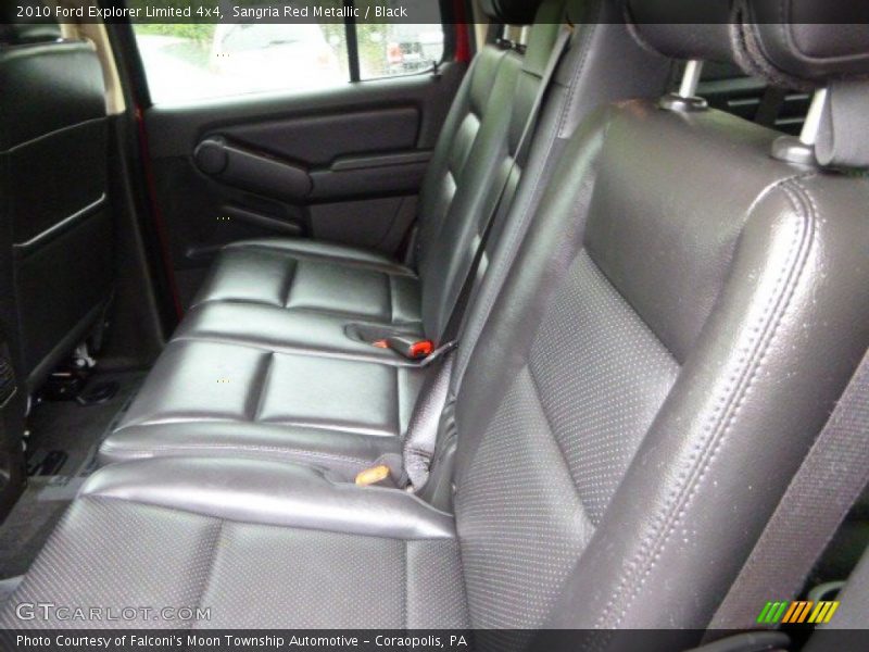 Sangria Red Metallic / Black 2010 Ford Explorer Limited 4x4