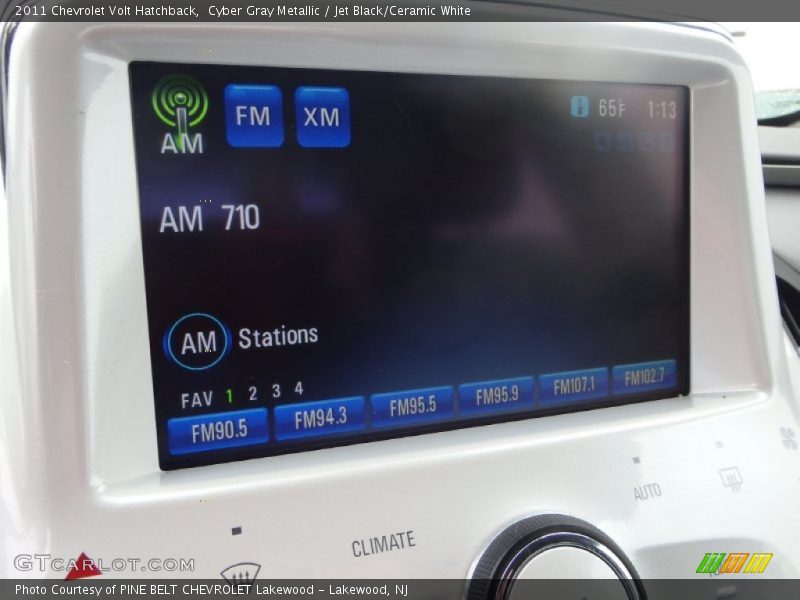 Cyber Gray Metallic / Jet Black/Ceramic White 2011 Chevrolet Volt Hatchback