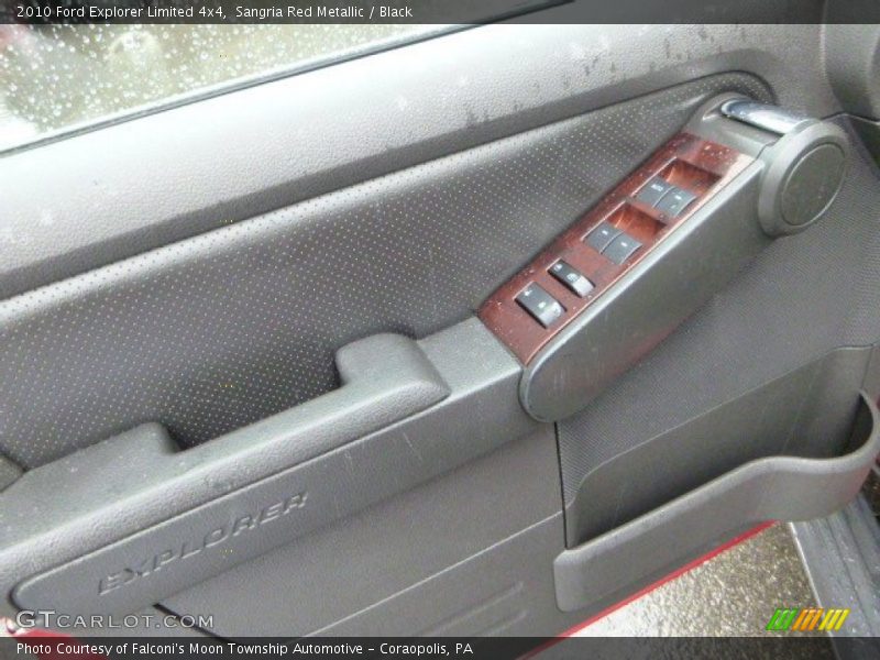 Sangria Red Metallic / Black 2010 Ford Explorer Limited 4x4