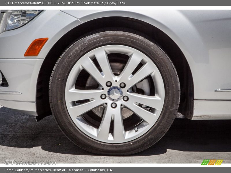 Iridium Silver Metallic / Grey/Black 2011 Mercedes-Benz C 300 Luxury