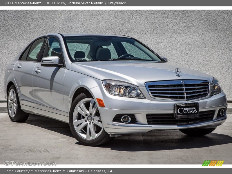 Iridium Silver Metallic / Grey/Black 2011 Mercedes-Benz C 300 Luxury