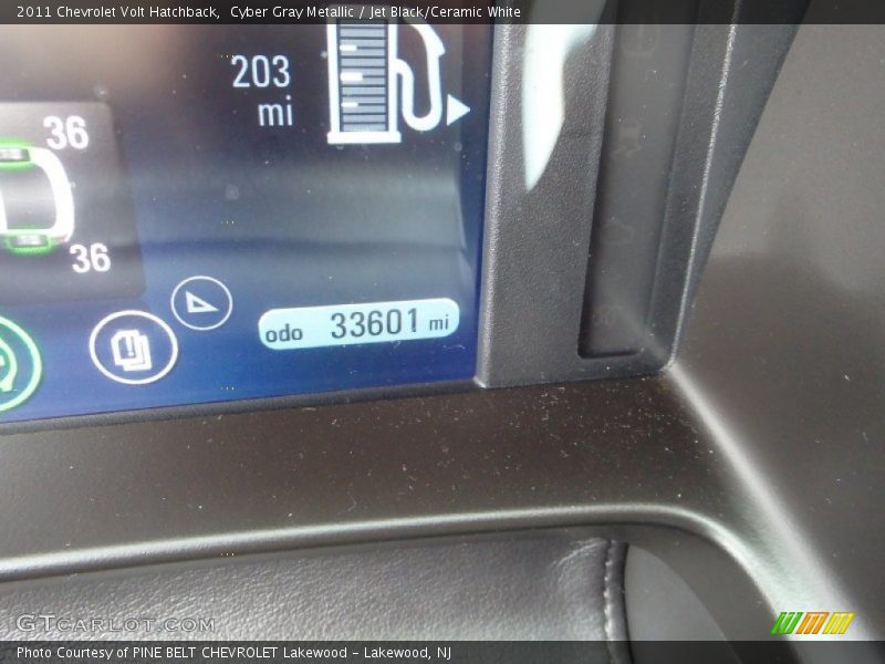 Cyber Gray Metallic / Jet Black/Ceramic White 2011 Chevrolet Volt Hatchback