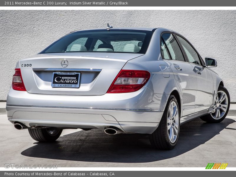 Iridium Silver Metallic / Grey/Black 2011 Mercedes-Benz C 300 Luxury