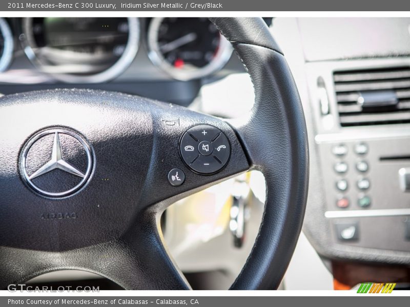 Iridium Silver Metallic / Grey/Black 2011 Mercedes-Benz C 300 Luxury