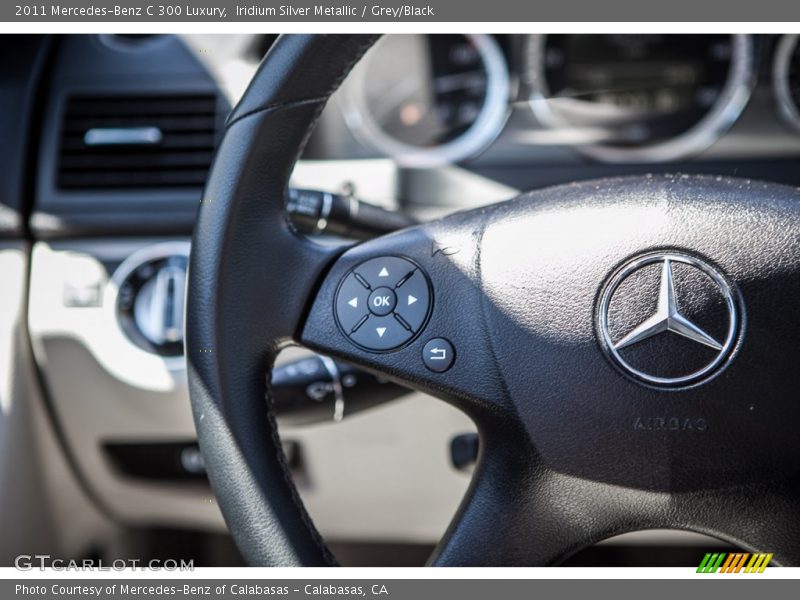 Iridium Silver Metallic / Grey/Black 2011 Mercedes-Benz C 300 Luxury