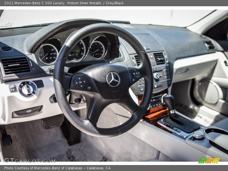 Iridium Silver Metallic / Grey/Black 2011 Mercedes-Benz C 300 Luxury